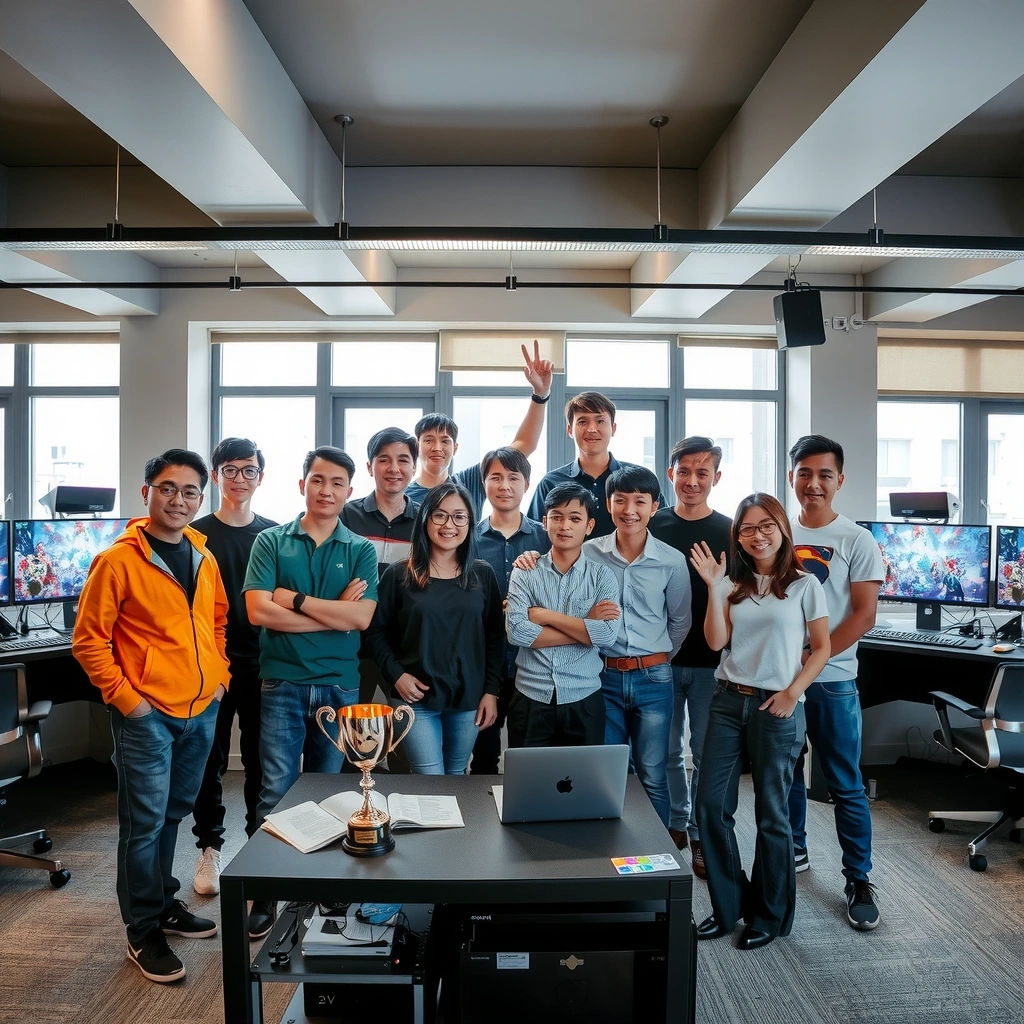 Yelacenze team celebrating award