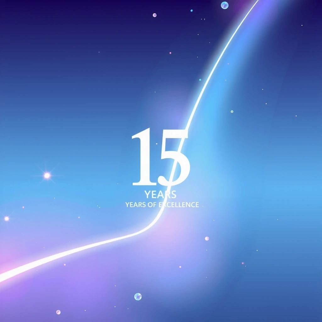 15 Years Anniversary Background