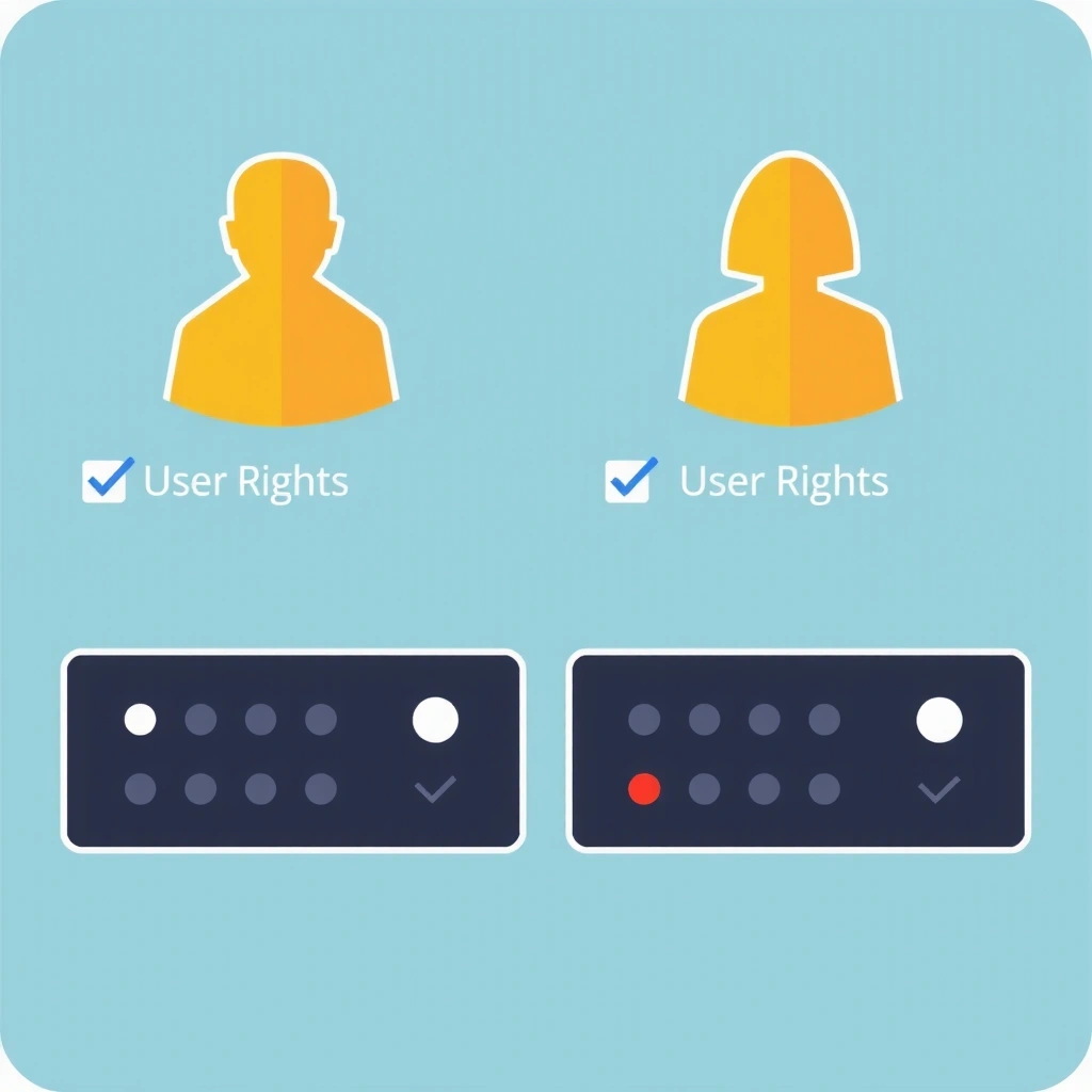 User rights illustration